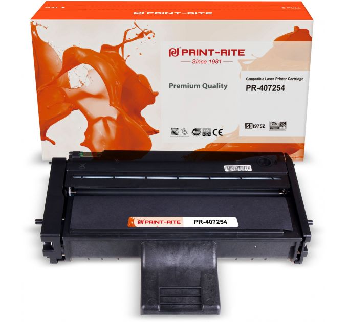 Картридж лазерный Print-Rite TFR450BPU1J PR-407254 407254 черный (2600стр.) для Ricoh SP 201/203/211/213