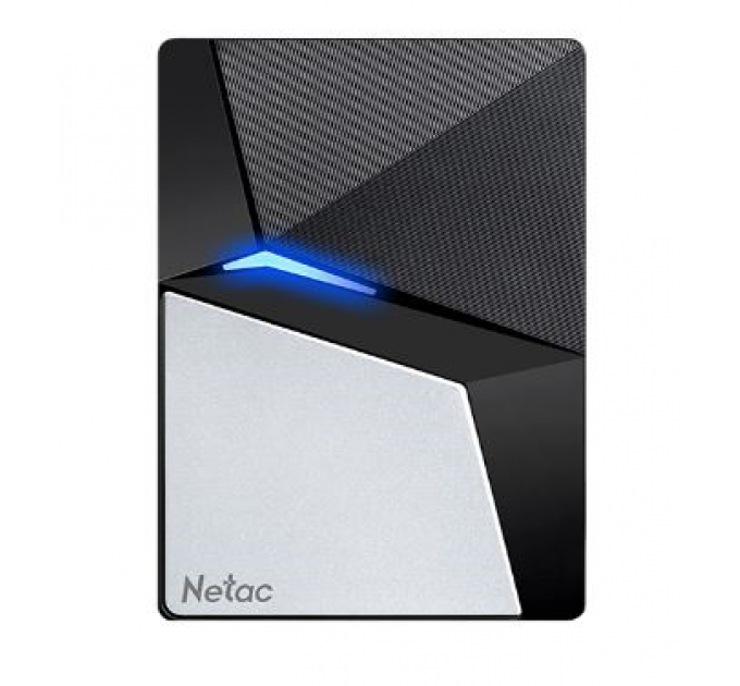 Ssd накопитель Netac Z7S USB 3.2 Gen 2 Type-C External SSD 2TB, R/W up to 550MB/480MB/s,with USB-C to USB-A cable and USB-A to USB-C adapter 3Y wty (NT01Z7S-002T-32BK)