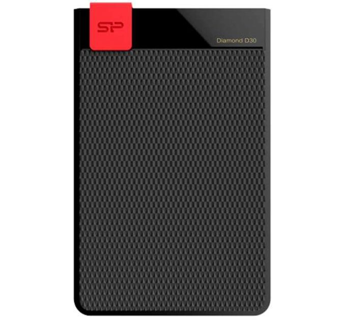 Жесткий диск Silicon Power USB 3.0 2Tb SP020TBPHDD3SS3K D30 Diamond 2.5; черный