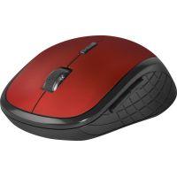 Мышь Defender Hit MM-415 красный оптическая (1600dpi) беспроводная USB для ноутбука (5but)