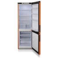 Холодильник с морозильником Бирюса T6027 оранжевый