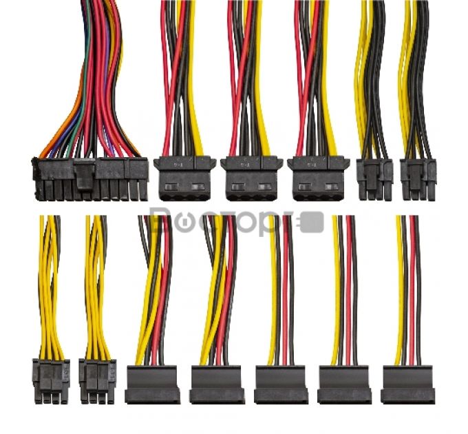 Блок питания 750W ExeGate UN750 (ATX, SC, 12cm fan, 24pin, 4+4pin, 2xPCI-E, 5xSATA, 3xIDE, кабель 220V с защитой от выдергивания)