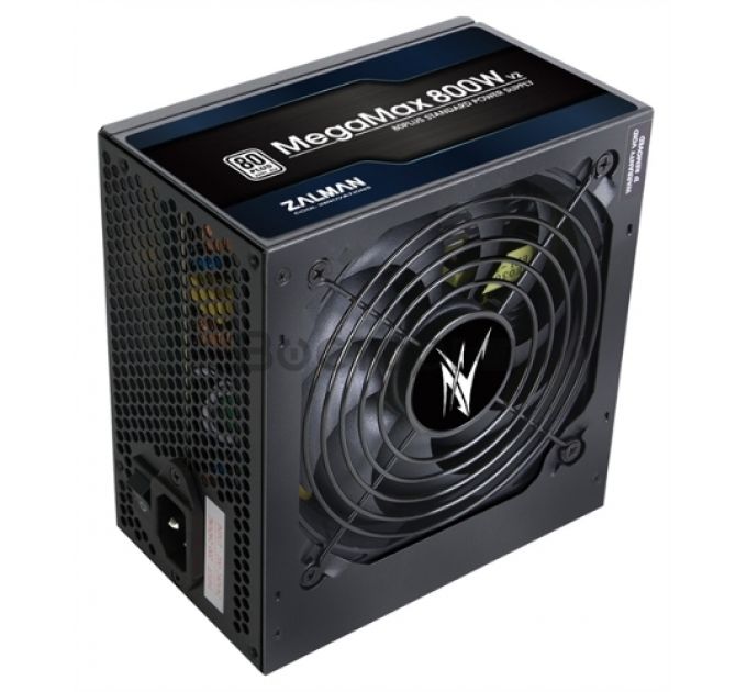 Блок питания ATX Zalman ZM800-TXII 800W, APFC, 120mm fan, 80+ Standat, 230V EU, Retail