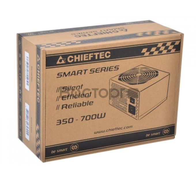 Блок питания ATX Chieftec GPS-600A8 600W Smart ser ATX2.3 230V Brown Box