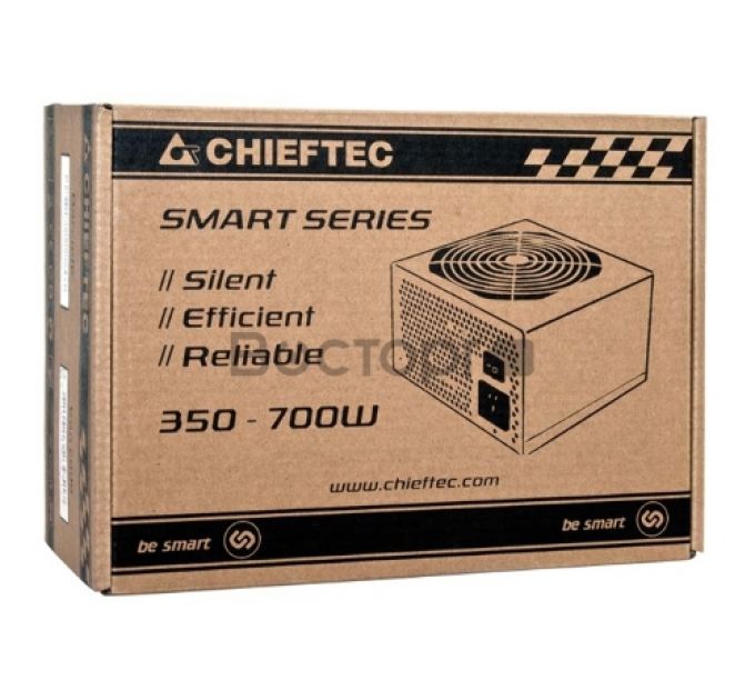 Блок питания ATX Chieftec GPS-500A8 500W 80 PLUS (ATX12V 2.3,120mm fan,APFC)