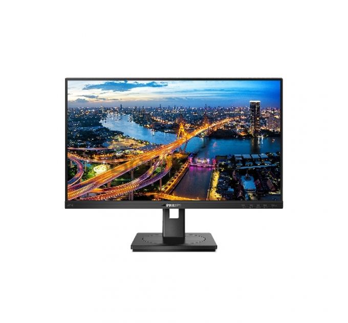 МОНИТОР 27" PHILIPS 275B1/00 Black с поворотом экрана (IPS, 2560x1440, 75Hz, 4 ms, 178°/178°, 300 cd/m, 50M:1, +DVI, +HD