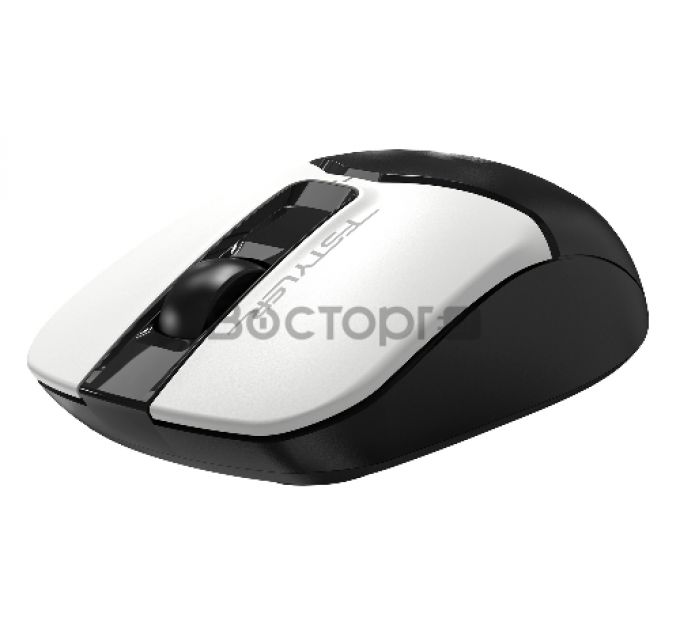 Мышь A4Tech Fstyler FG12S Panda белый/черный оптическая (1200dpi) silent беспроводная USB (3but)