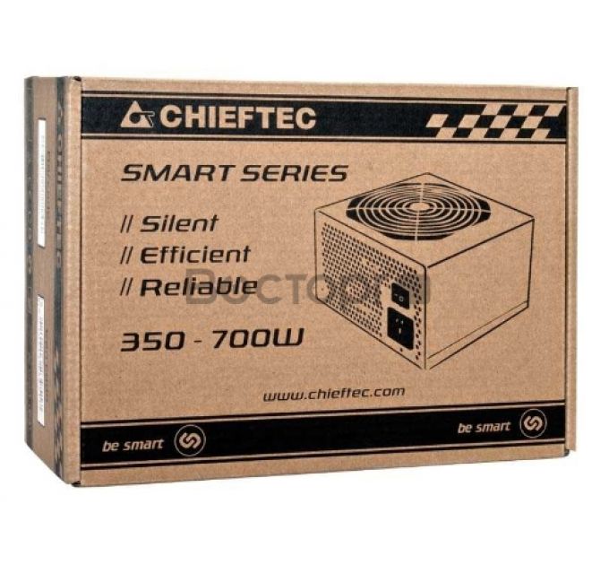 Блок питания ATX Chieftec GPS-600A8 600W Smart ser ATX2.3 230V Brown Box