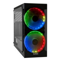 Корпус ExeGate i3 Matrix Black ATX Без БП EX289022RUS