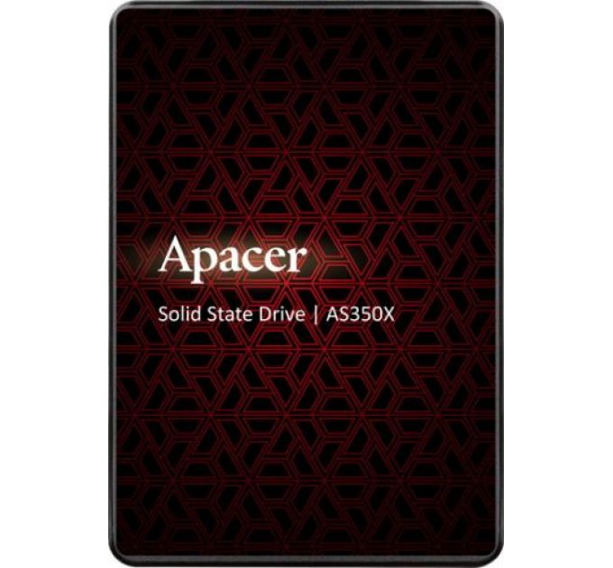 Накопитель SSD 2.5'' Apacer AP1TBAS350XR-1 Panther AS350X 1TB SATA 6Gb/s 3D TLC 560/540MB/s IOPS 93K/80K MTBF 1.5M