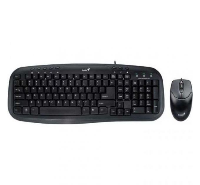 Клавиатура и мышь Genius Smart KM-200 31330003402 black, USB