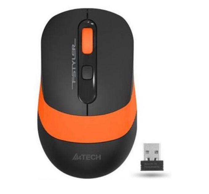 Мышь Wireless A4Tech FG10 ORANGE