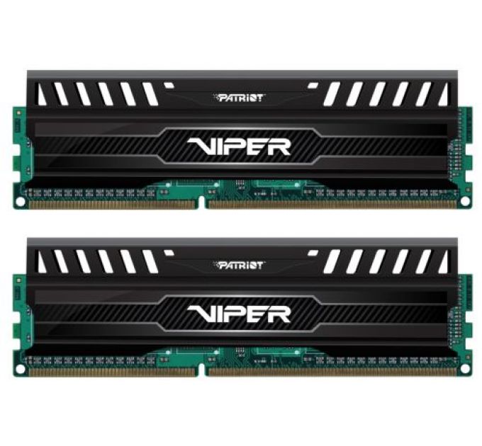 Модуль памяти DDR3 16GB (2*8GB) Patriot PV316G160C0K Viper 3 PC3-12800 1600MHz CL10 1.5V Радиатор BLACK