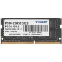 Модуль памяти SODIMM DDR4 32GB Patriot Memory PSD432G32002S Signature Line PC4-25600 3200MHz CL22 1.2V