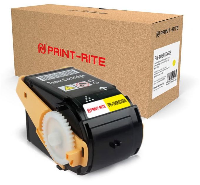 Картридж лазерный Print-Rite TFXAFYYPRJ PR-106R02608 106R02608 желтый (4500стр.) для Xerox Phaser 7100/7100N/7100DN