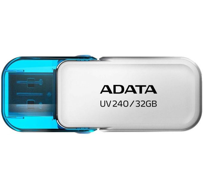 Флеш Диск A-Data 32Gb UV240 AUV240-32G-RWH USB2.0 белый