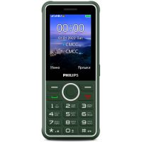 Мобильный телефон Philips E2301 Xenium зеленый моноблок 2Sim 2.8; 240x320 0.3Mpix GSM900/1800 FM microSD