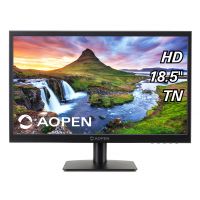 Монитор Acer 18.5; Aopen 19CX1Qb черный TN LED 5ms 16:9 матовая 200cd 90гр/65гр 1366x768 D-Sub 2.1кг
