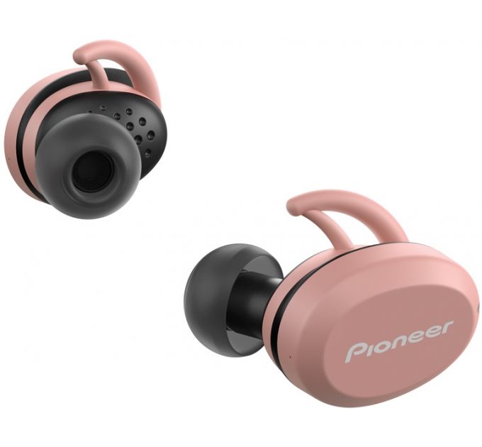 Гарнитура вкладыши Pioneer SE-E8TW-P розовый/черный беспроводные bluetooth в ушной раковине
