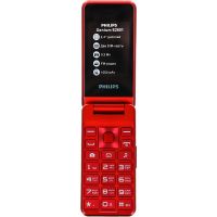 Мобильный телефон Philips E2601 Xenium красный раскладной 2Sim 2.4; 240x320 Nucleus 0.3Mpix GSM900/1800 FM