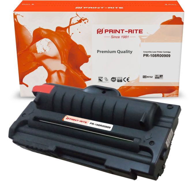 Картридж лазерный Print-Rite TFXA8OBPU1J PR-108R00909 PR108R00909 черный (2500стр.) для Xerox Phaser 3140/3155/3160