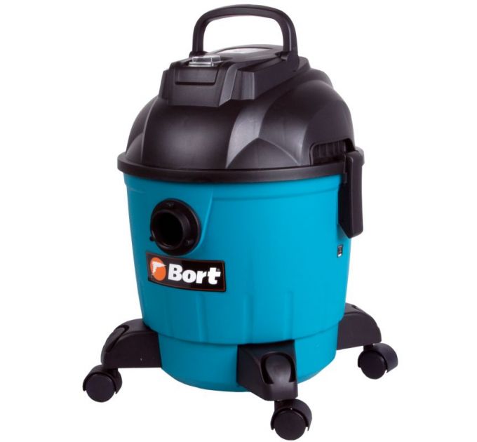 Строительный пылесос Bort BSS-1218 1200Вт (уборка: сухая/влажная) синий
