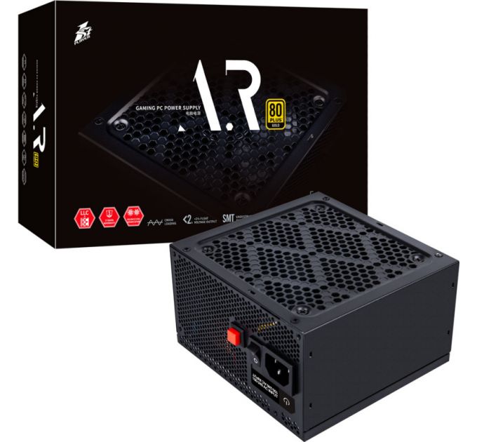 Блок питания ATX 1STPLAYER PS-750AR AR 750W, 80 PLUS GOLD, APFC, 120mm fan