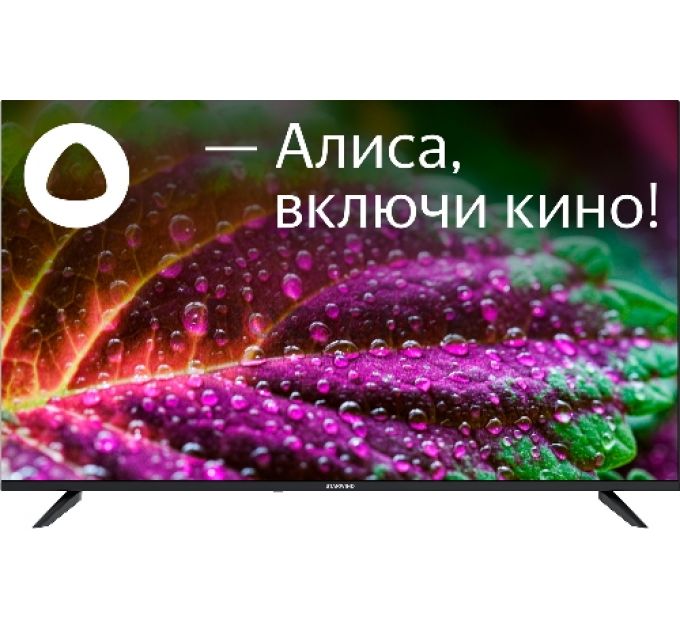 Телевизор LED Starwind 55" SW-LED55UG403 Яндекс.ТВ Frameless черный 4K Ultra HD 60Hz DVB-T DVB-T2 DVB-C DVB-S DVB-S2 USB WiFi Smart TV