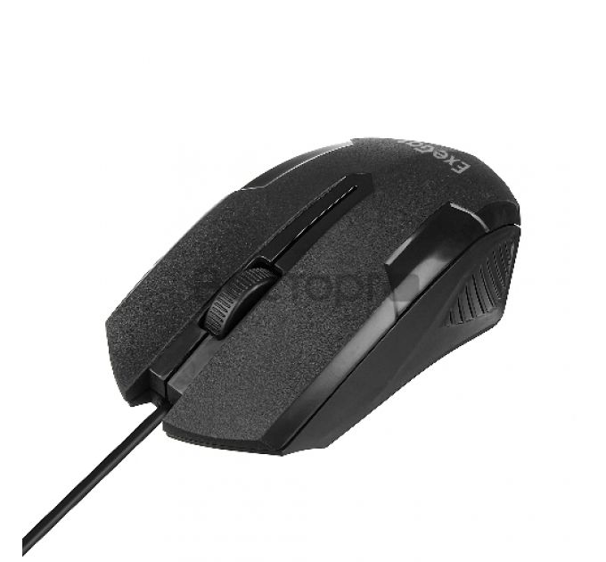 Мышь ExeGate EX293641RUS SH-9025S (USB, оптическая, 1000dpi, 3 кнопки и колесо прокрутки, длина кабеля 1,7м, черная, RTL)