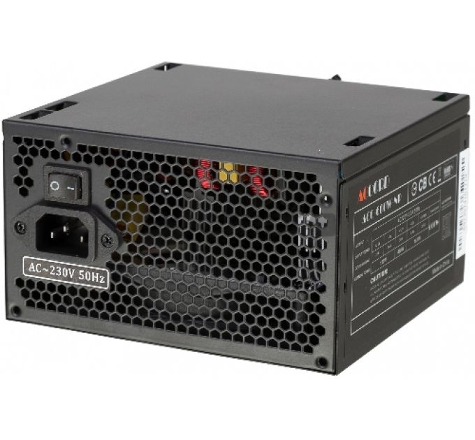 Блок питания ATX ACCORD ACC-600-NP 600W, 120mm fan