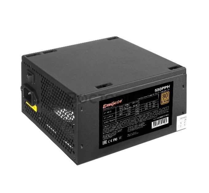 Блок питания 500W ExeGate 80 PLUS® Bronze 500PPH-OEM