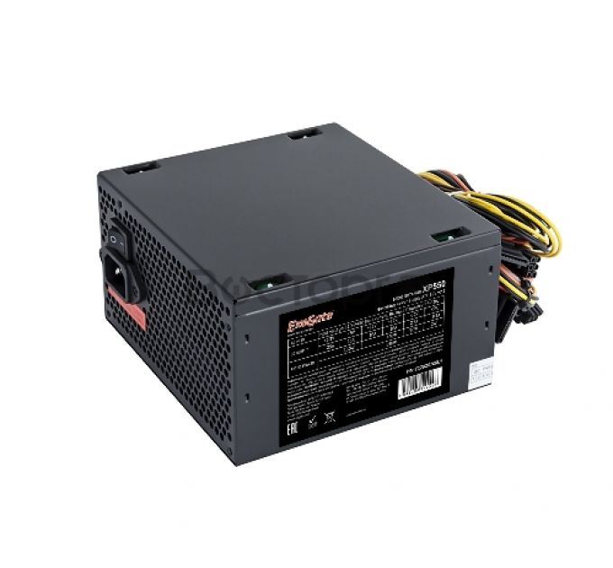 Блок питания 550W ExeGate XP550, ATX, PC, black, 12cm fan, 24p+4p, 6/8p PCI-E, 3*SATA, 2*IDE, FDD + кабель 220V в комплекте