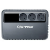 ИБП CyberPower BU600E, Line-Interactive, 600VA/360W, 3 Schuko розетки, Black, 0.28х0.14х0.23м., 4.4кг. CyberPower BU600E