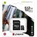 Флеш карта microSDXC 512Gb Kingston SDCS2/512GB Canvas Select Plus + adapter