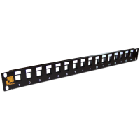 Патч-панель наборная, экранированная, 16 портов, 1U (LAN-PP16OK-STP)