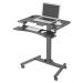 Стол для ноутбука Cactus VM-FDE103 столешница МДФ черный 91.5x56x123см (CS-FDE103BBK)