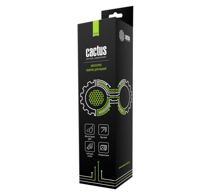 Коврик для мыши Cactus CS-MP-Pro01ХXL XXL черный 900x400x3мм