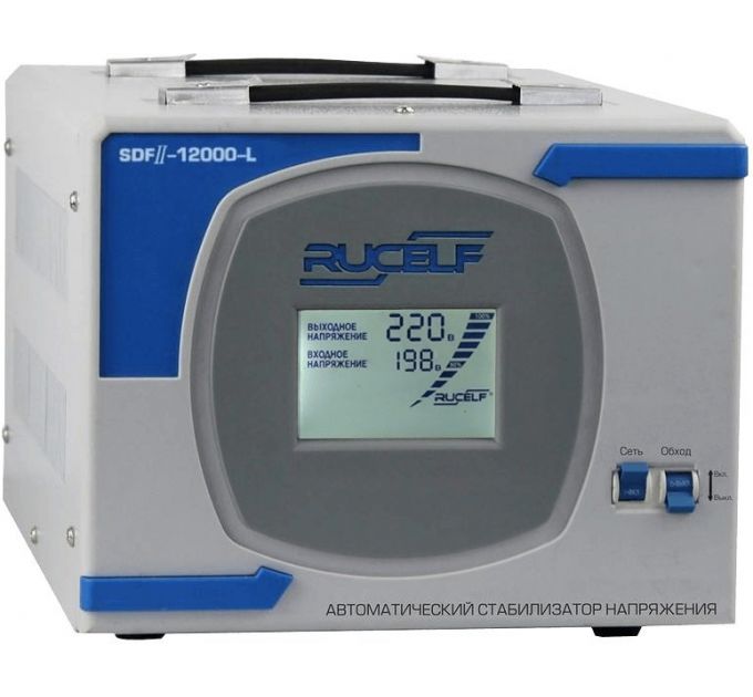 Стабилизатор напряжения Rucelf SDF.II-12000-L 12кВА однофазный белый