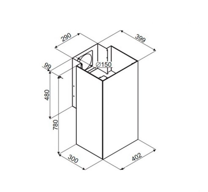 Кухонная вытяжка Maunfeld Bath Plus 402 золотой