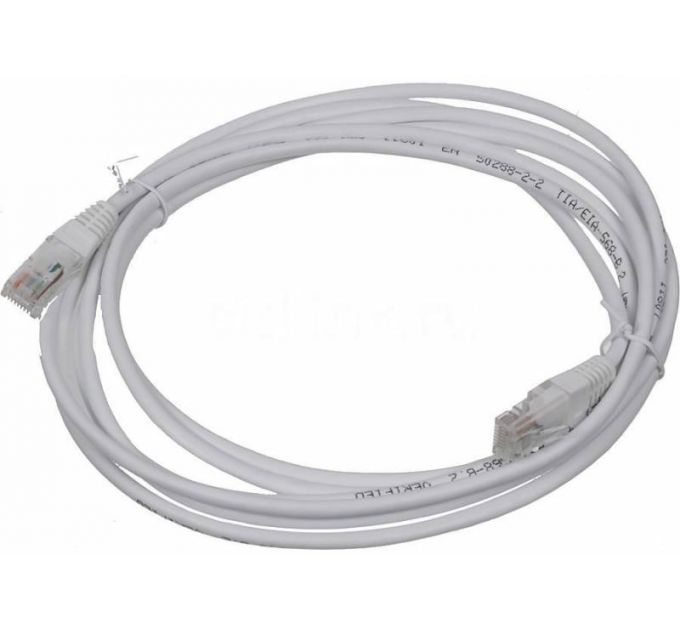 Патч-корд Lanmaster TWT-45-45-3.0-WH UTP 4 пары cat5E 3м белый RJ-45 (m)-RJ-45 (m)