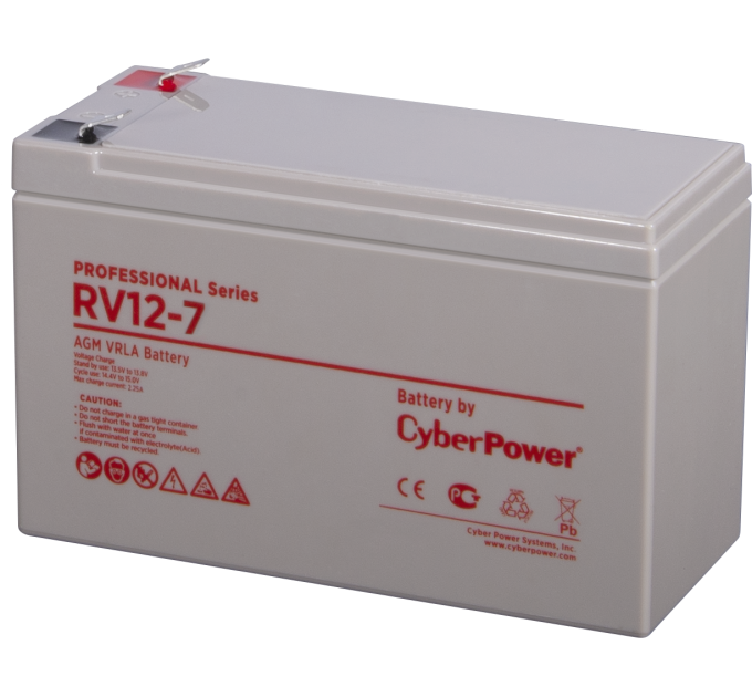 Аккумуляторная батарея PS CyberPower RV 12-7 / 12 В 7,5 Ач CyberPower Professional Series RV 12-7