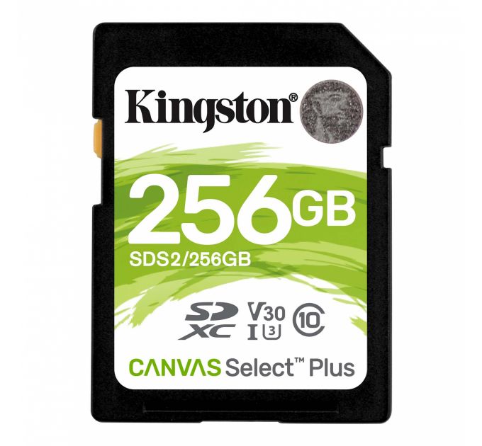 Флеш карта SDXC 256Gb Class10 Kingston SDS2/256GB Canvas Select Plus w/o adapter