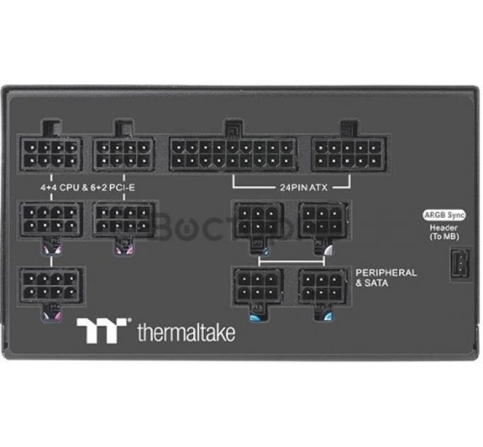 Блок питания ATX Thermaltake Toughpower PF1 ARGB PS-TPD-0850F3FAPE-1 850W, Active PFC, Fully Modular, 80 Plus Platinum RTL