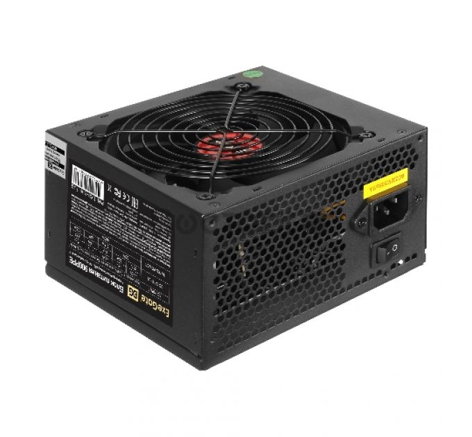 Блок питания 900W ExeGate 900PPE (ATX, APFC, PC, КПД 80% (80 PLUS), 12cm fan, 24pin, 2x(4+4)pin, PCIe, 6xSATA, 4xIDE, black, кабель 220V в комплекте)