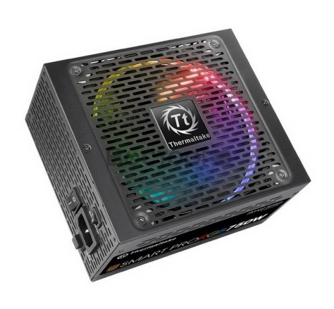 Блок питания ATX Thermaltake Smart Pro RGB 750W PS-SPR-0750FPCBEU-R Полностью модульный, 80Plus Bronze, RTL