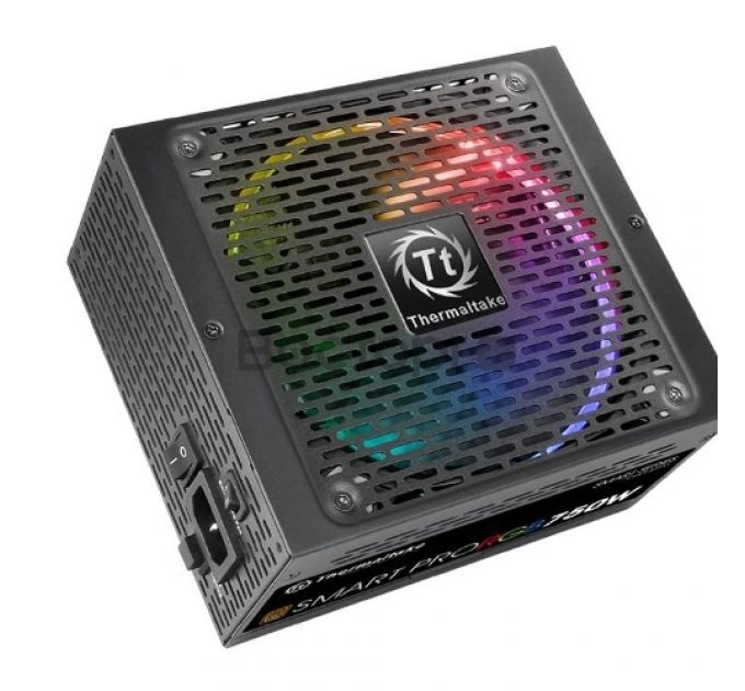 Блок питания ATX Thermaltake Smart Pro RGB 750W PS-SPR-0750FPCBEU-R Полностью модульный, 80Plus Bronze, RTL