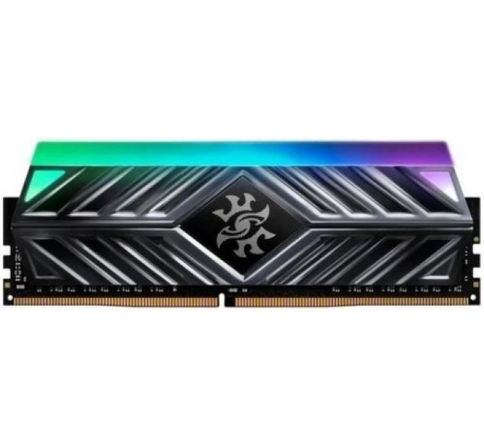 Модуль памяти DDR4 16GB ADATA AX4U320016G16A-ST41 XPG SPECTRIX D41 RGB tungsten grey PC4-25600 3200MHz CL16 радиатор 1.35V RTL