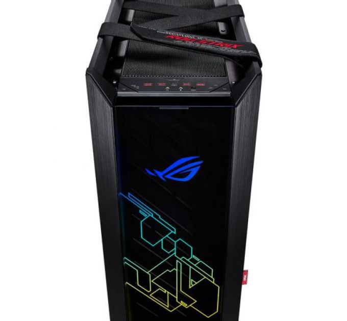 Корпус eATX ASUS ROG Strix Helios GX601 90DC0020-B39000 черный, без БП, закалённое стекло, 4*USB 3.1,USB Type-C, Audio, RGB-подсветка