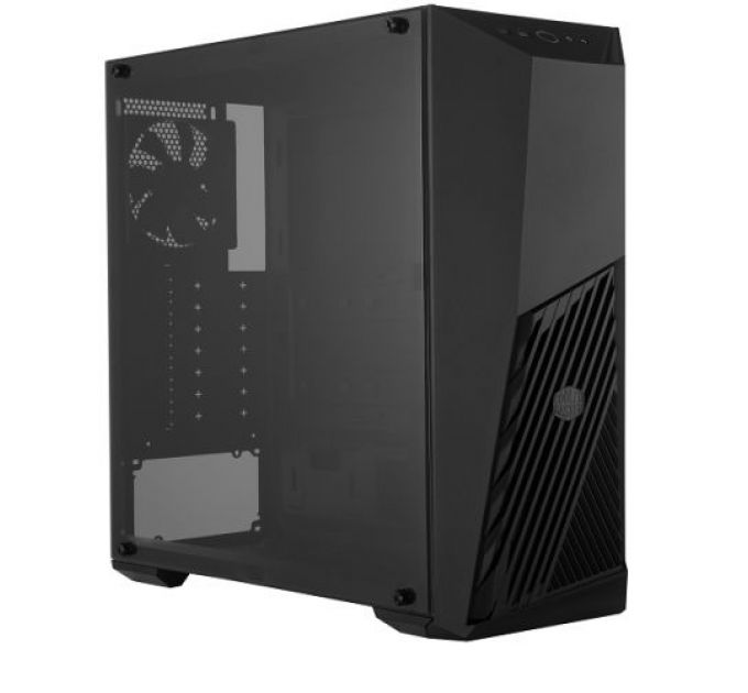 Корпус ATX Cooler Master MasterBox K501L USB3.0, USB2.0, 1x120 Fan, 1x120 Red Led Fan, w/o PSU, black, без БП