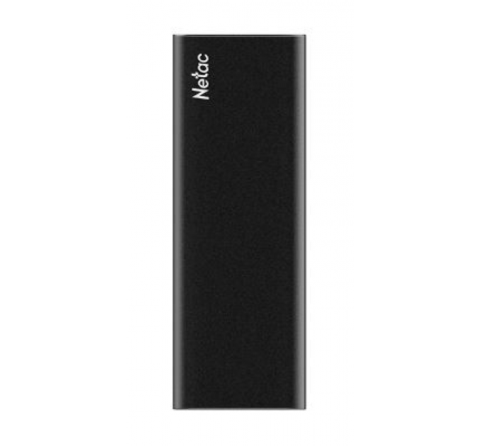 Внешний твердотельный накопитель Netac Z SLIM Black USB 3.2 Gen 2 Type-C External SSD 2TB, R/W up to 550MB/480MB/s,with USB-C to USB-A cable and USB-A to USB-C adapter